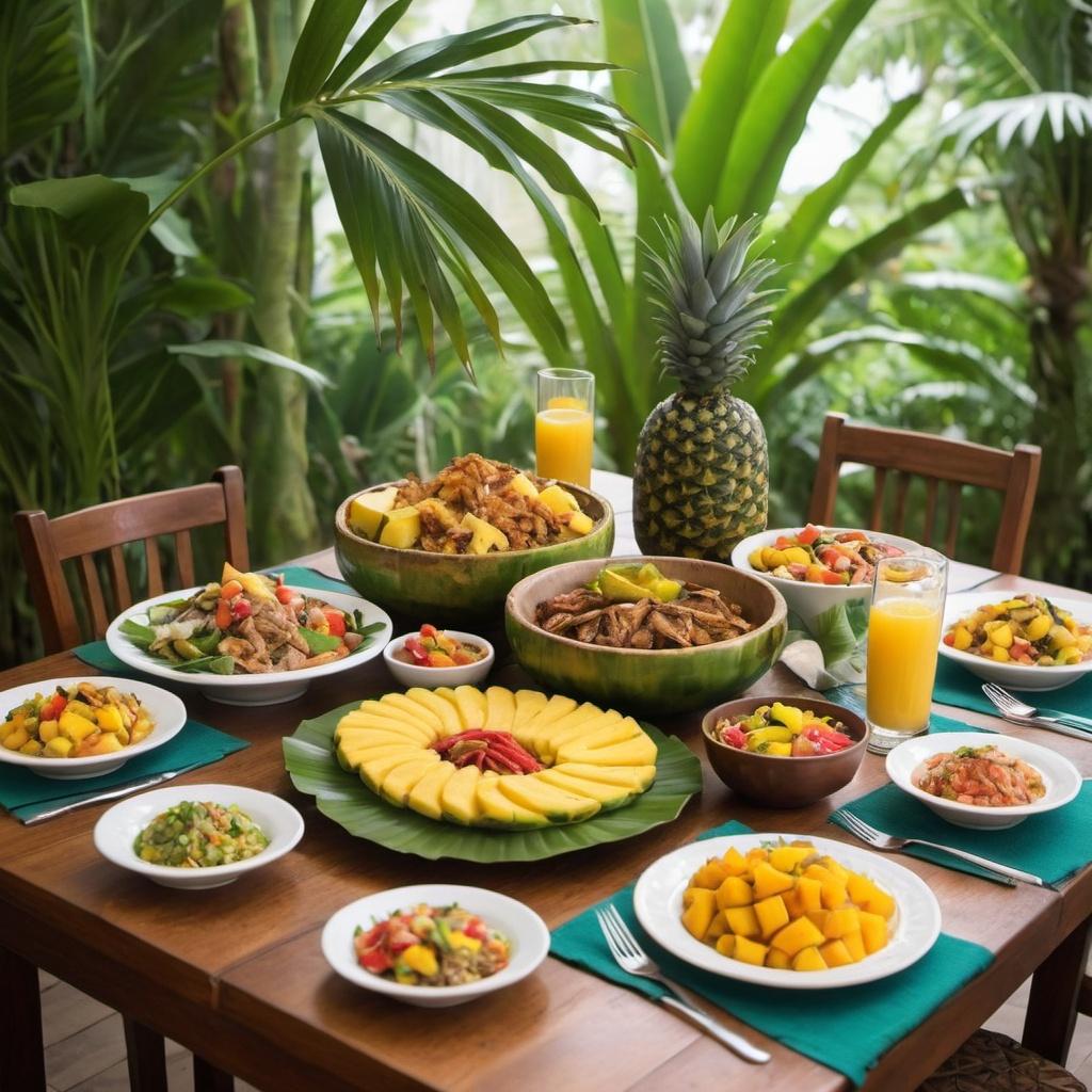 The Tropical Jamaican Table: Recipes for Every Occasion