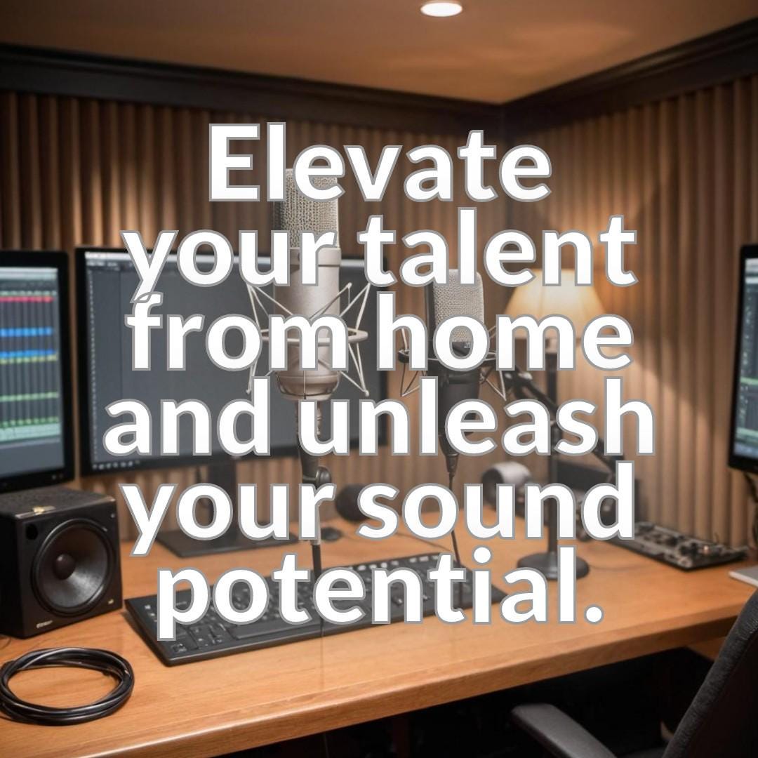 Voiceover Careers at Home - Unlocking Your Recording Studio Potential
