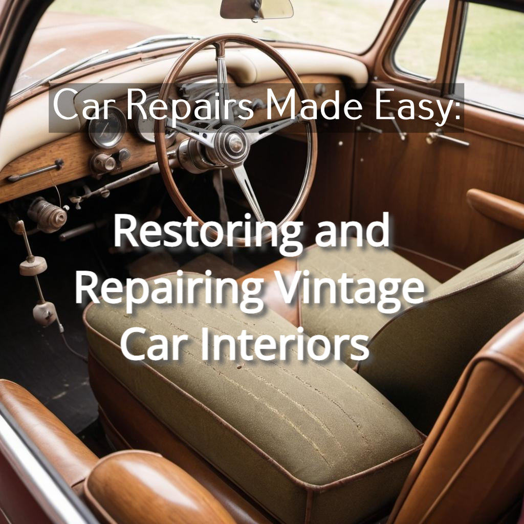 Car Repairs Made Easy: Restoring and Repairing Vintage Car Interiors
