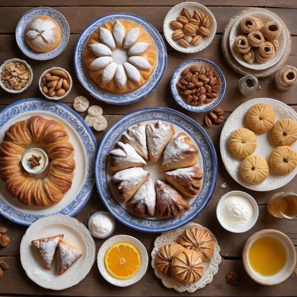 Sweet Greek Treats: Pastries, Cakes, and Cookies