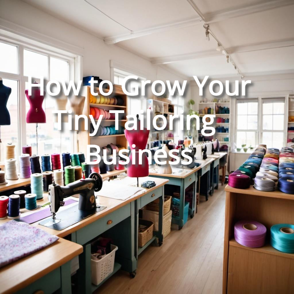 How to Grow Your Tiny Tailoring Business