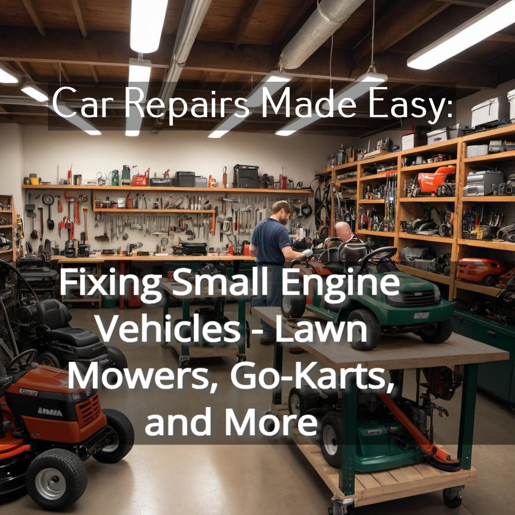 Car Repairs Made Easy: Fixing Small Engine Vehicles - Lawn Mowers, Go-Karts, and More