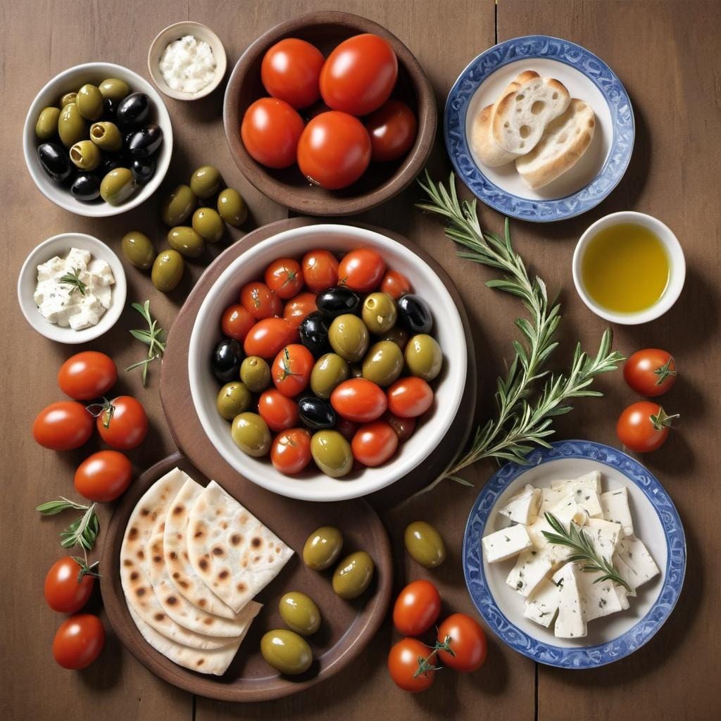 The Greek Dinner Table: Recipes for Family Gatherings