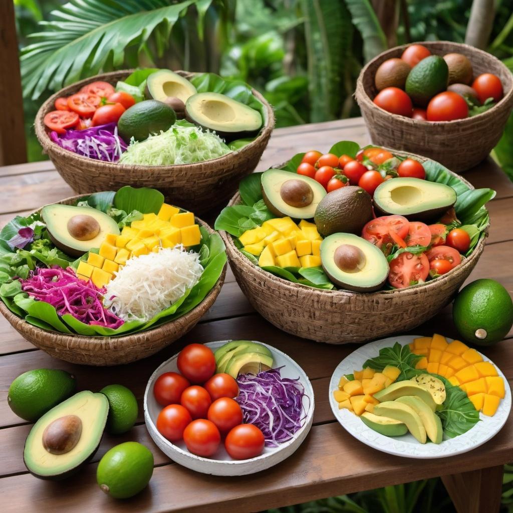 Rustic Jamaican Salads: Fresh, Tropical, and Vibrant