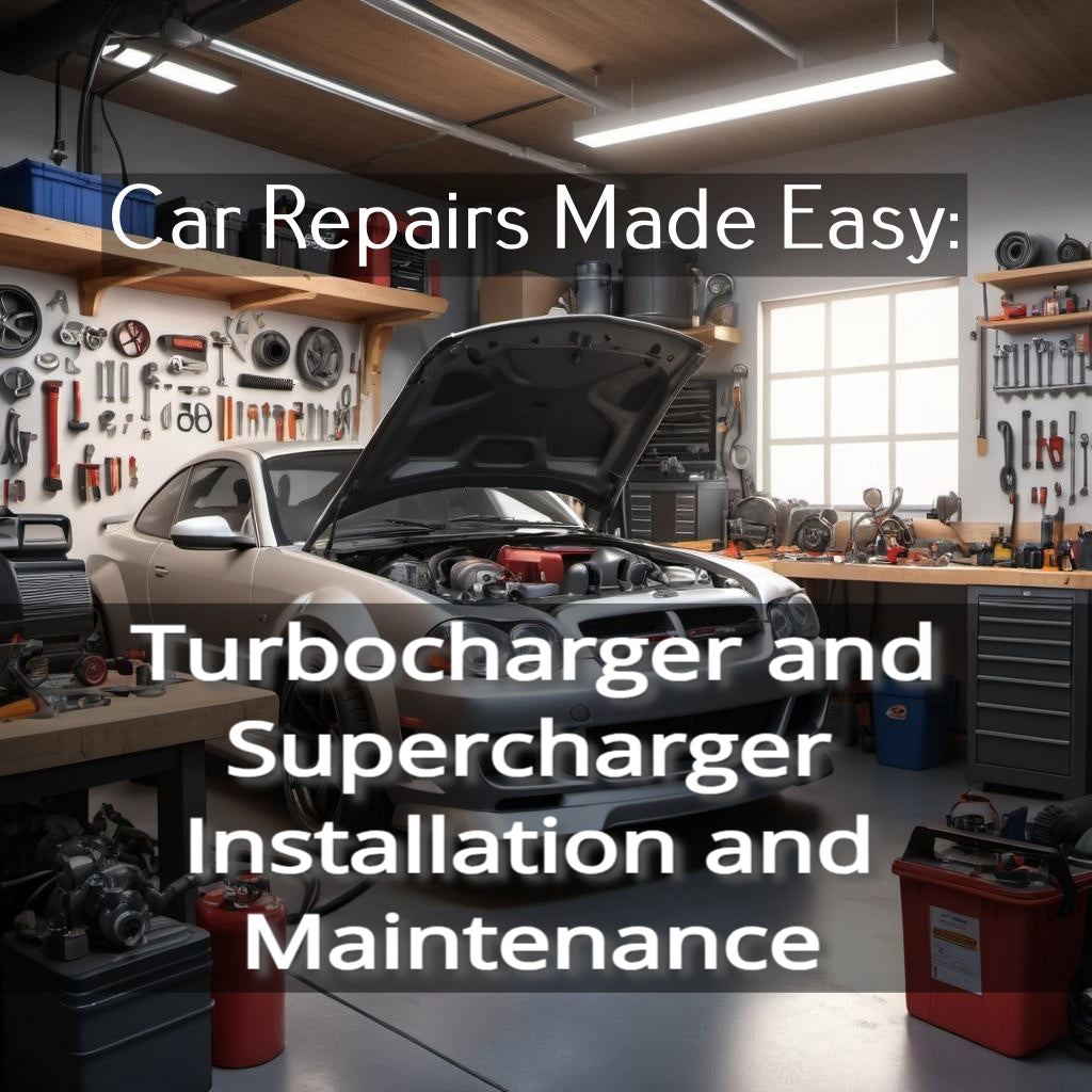 Car Repairs Made Easy: Turbocharger and Supercharger Installation and Maintenance