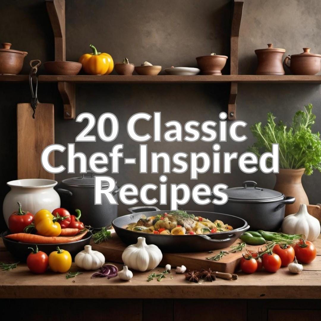 20 Classic Chef-Inspired Recipes