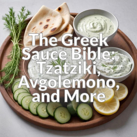 The Greek Sauce Bible: Tzatziki, Avgolemono, and More