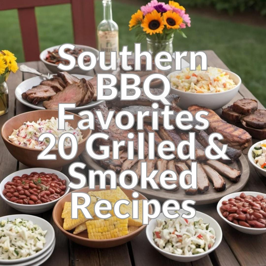 Southern BBQ Recipe Book 20 Grilled  Smoked Favorites