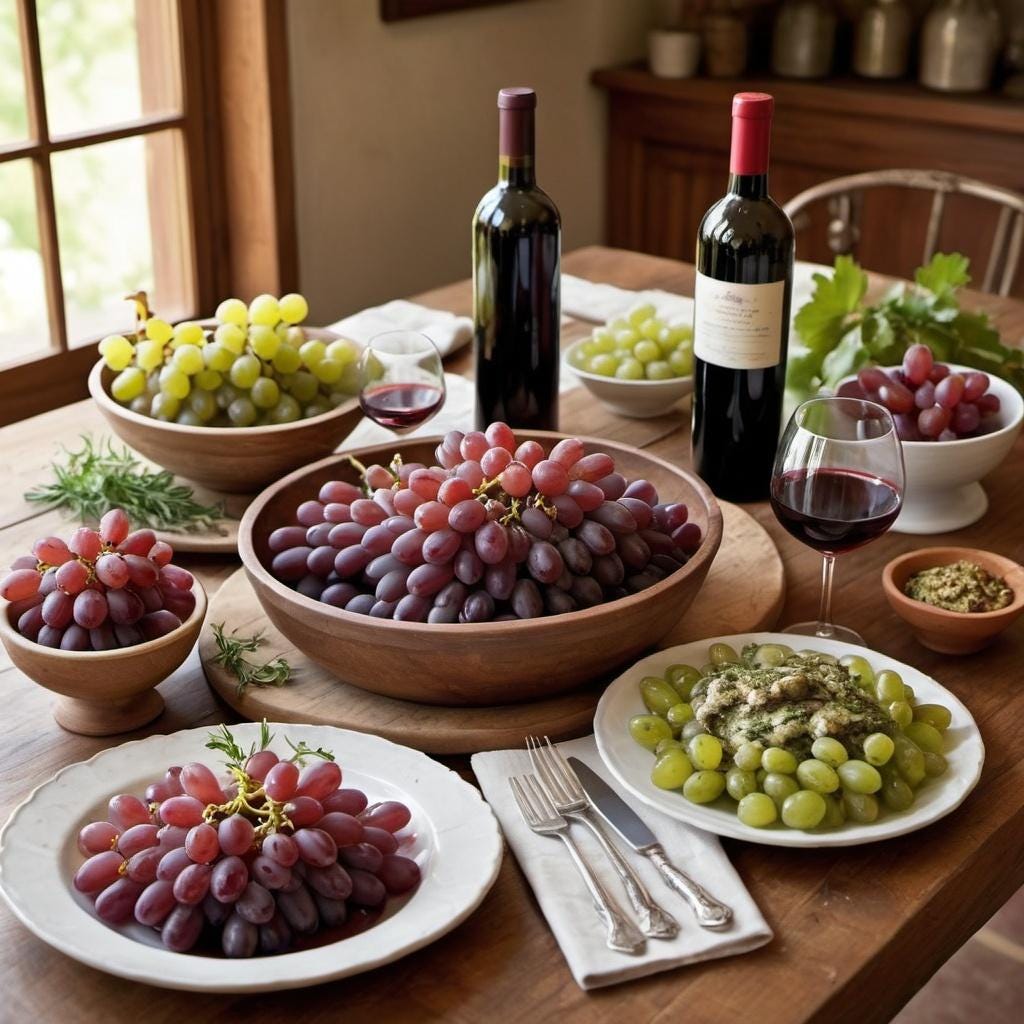 Cooking with Grapes and Wine: Greek Recipes to Savor