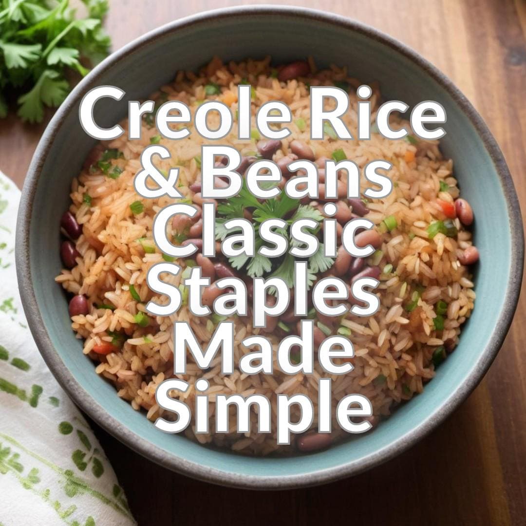 Creole Rice & Beans: Classic Staples Made Simple