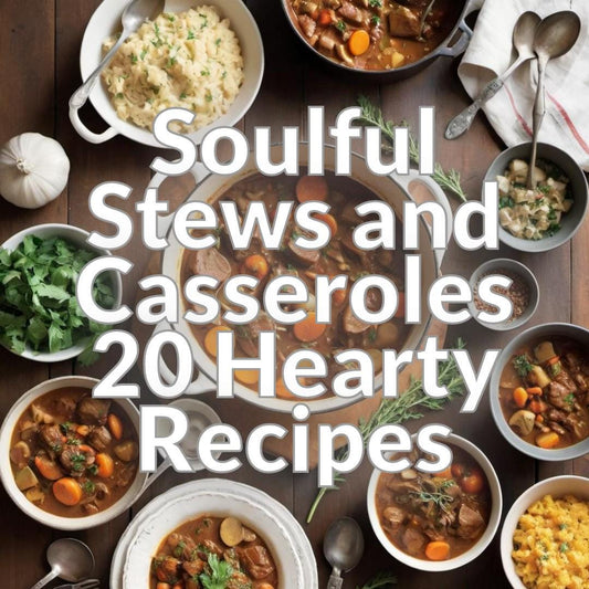 Hearty Soulful Stews  Casseroles 20 Delicious Recipes