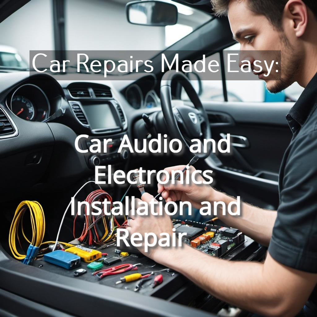 Car Repairs Made Easy: Car Audio and Electronics Installation and Repair