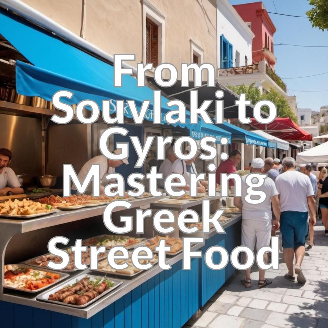 From Souvlaki to Gyros: Mastering Greek Street Food
