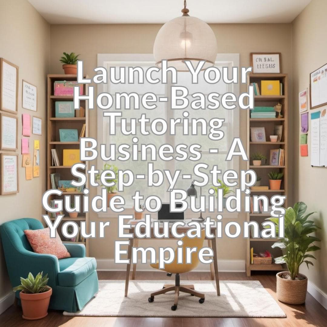 Launch Your Home-Based Tutoring Business - A Step-by-Step Guide to Building Your Educational Empire