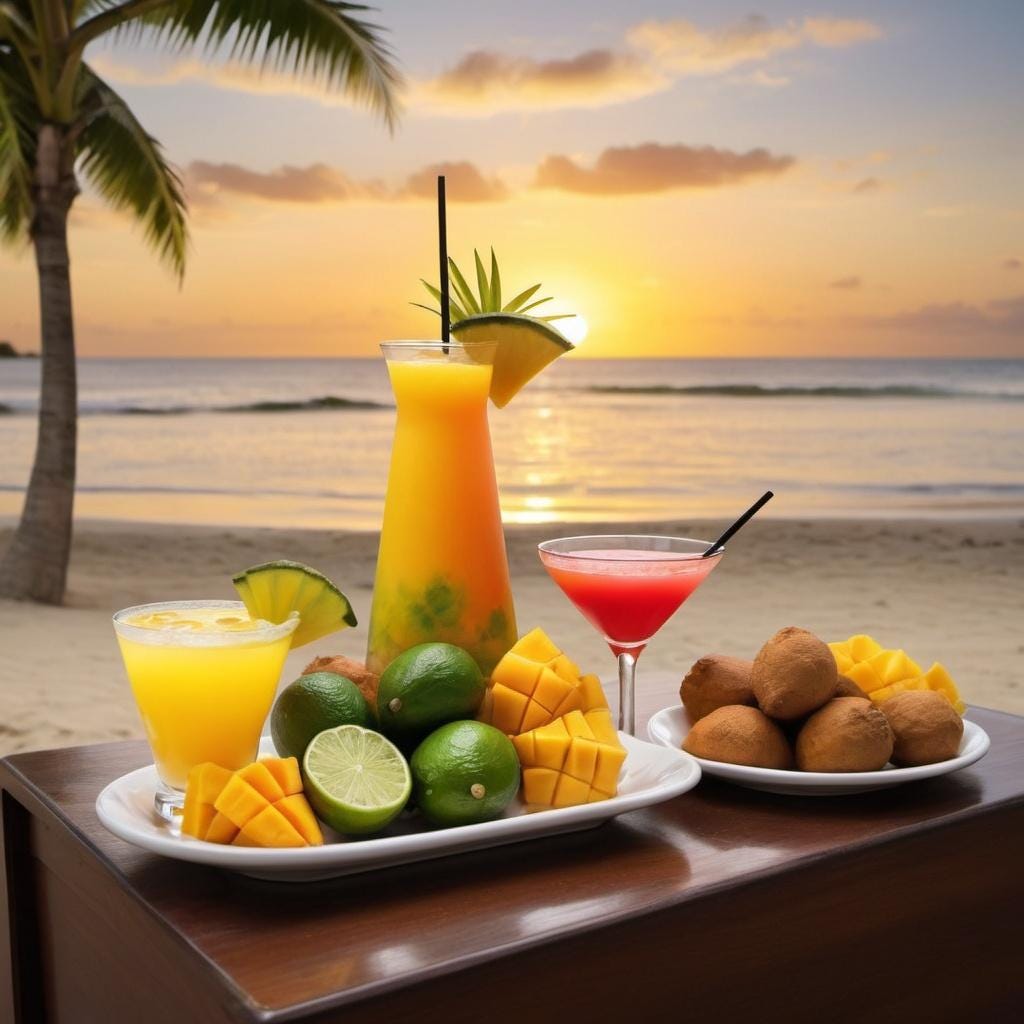 Tropical Delights: Brazilian Cocktails and Appetizers