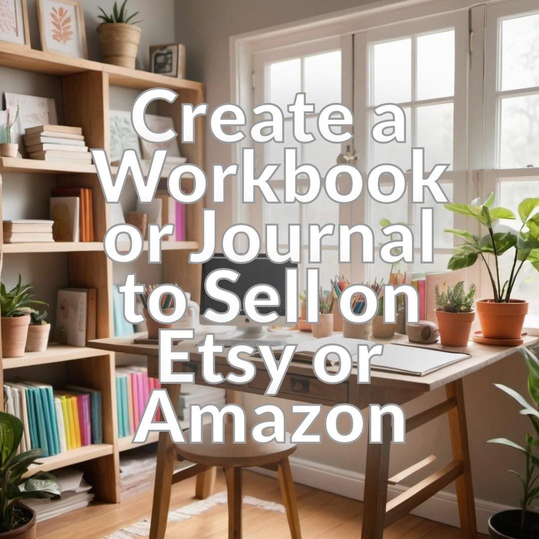 Create a Workbook or Journal to Sell on Etsy or Amazon