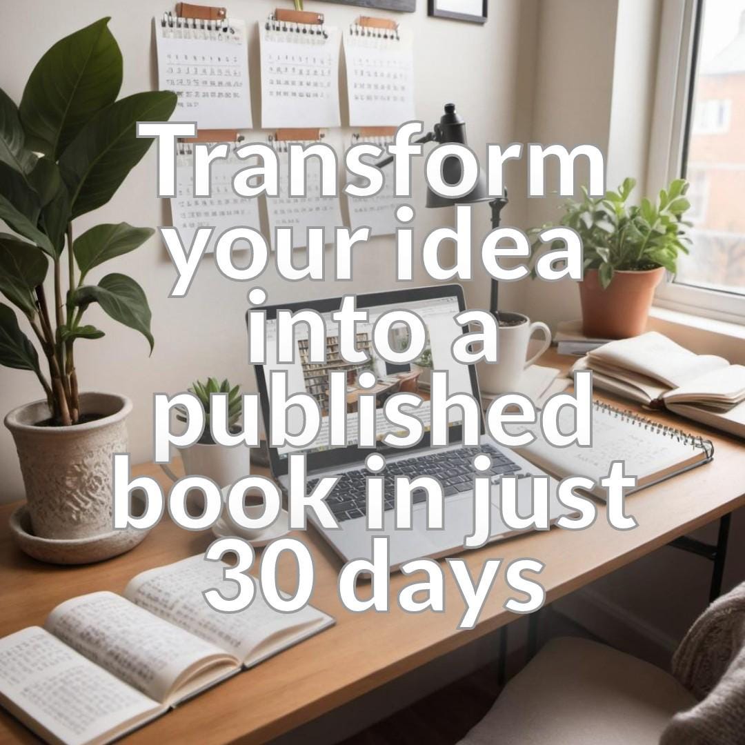 Book in 30 Days: Your Fast-Track Guide to Self-Publishing