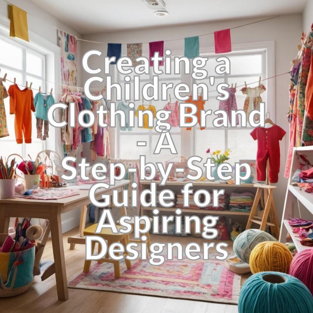 Creating a Children's Clothing Brand - A Step-by-Step Guide for Aspiring Designers