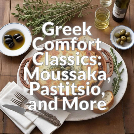 Greek Comfort Classics: Moussaka, Pastitsio, and More