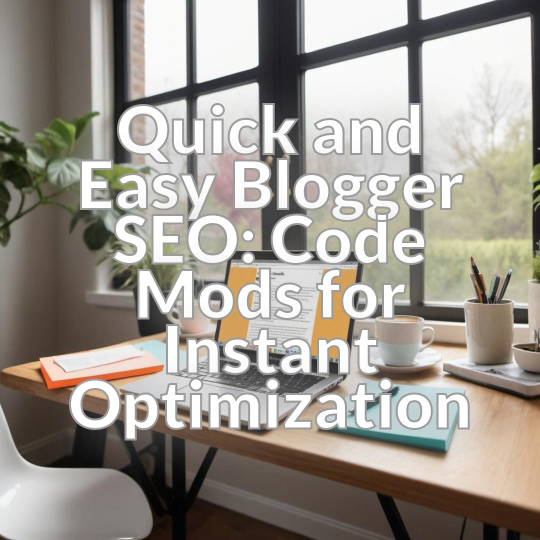 Quick and Easy Blogger SEO: Code Mods for Instant Optimization