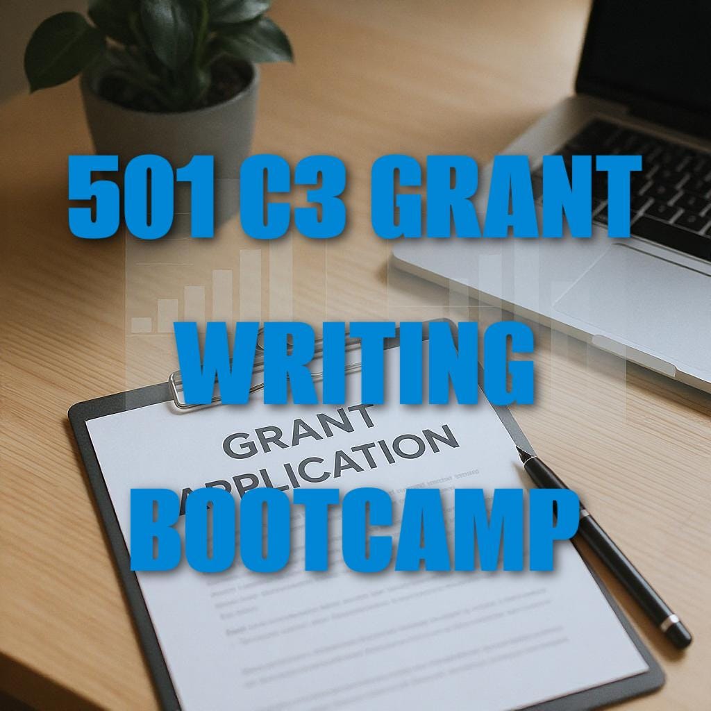 Grant Writing Bootcamp | Online Course + Audio + PDF + Templates | Nonprofit Grant Proposal Training | Instant Download