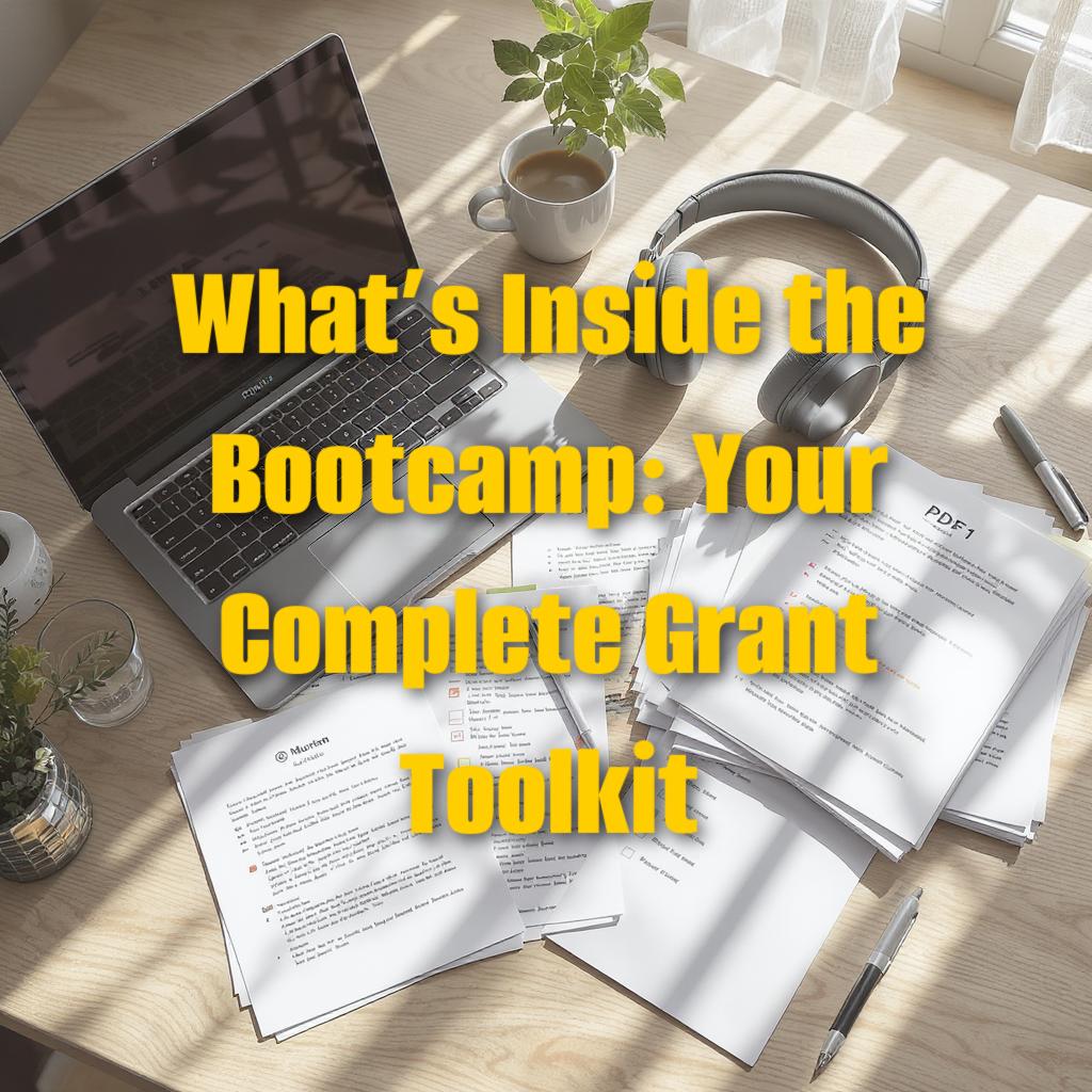 Grant Writing Bootcamp | Online Course + Audio + PDF + Templates | Nonprofit Grant Proposal Training | Instant Download