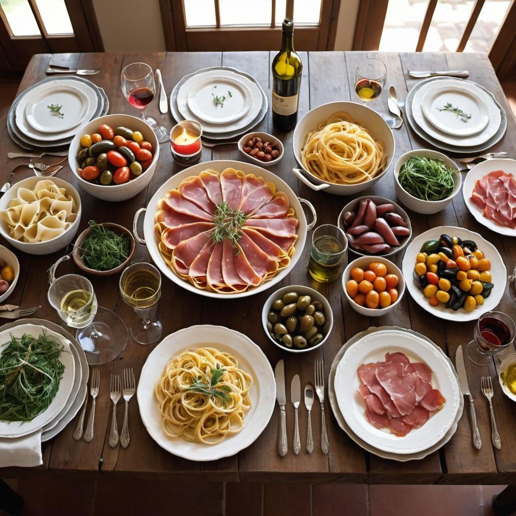 The Italian Dinner Table: Recipes for Family Gatherings