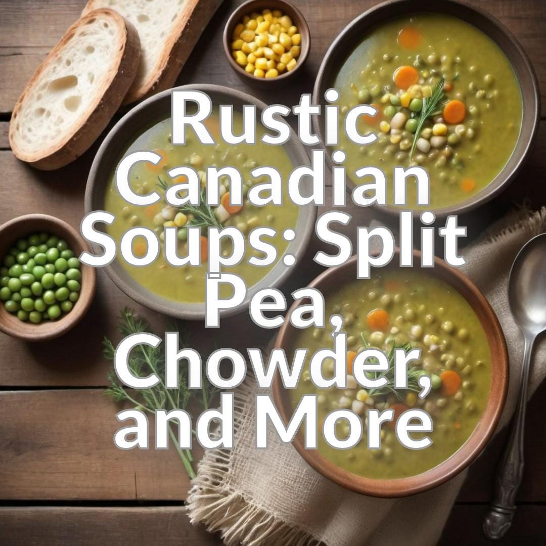Rustic Canadian Soups: Split Pea, Chowder, and More
