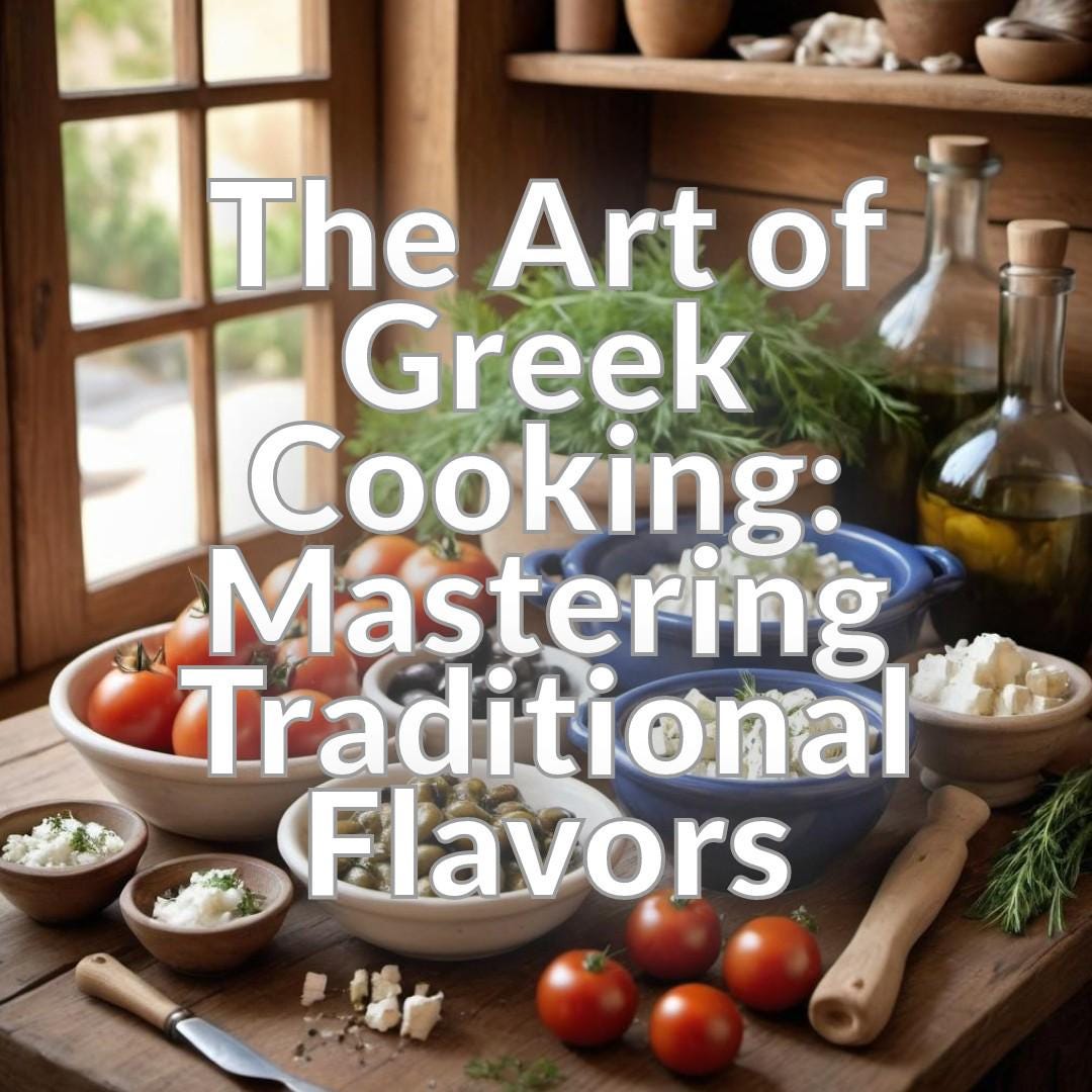 The Art of Greek Cooking: Mastering Traditional Flavors