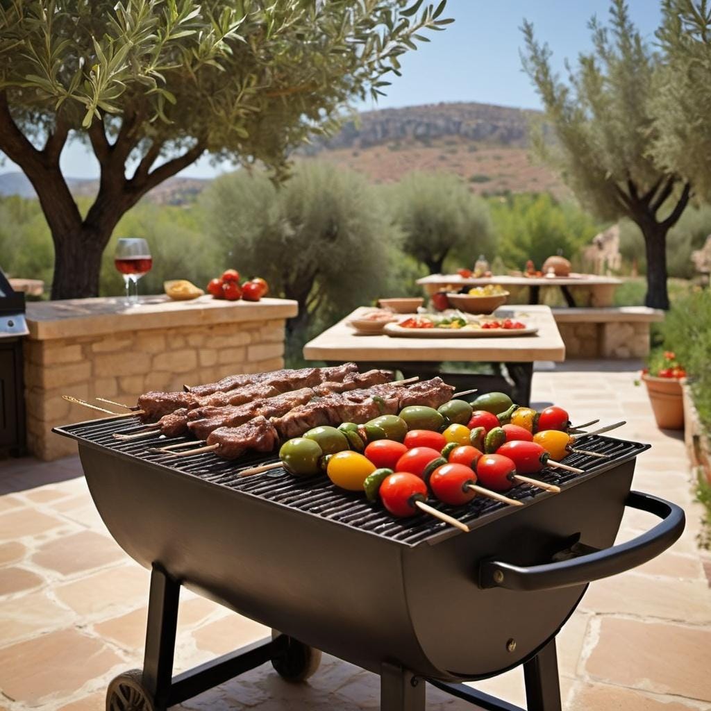 The Rustic Greek Grill: BBQ Recipes with Mediterranean Flair