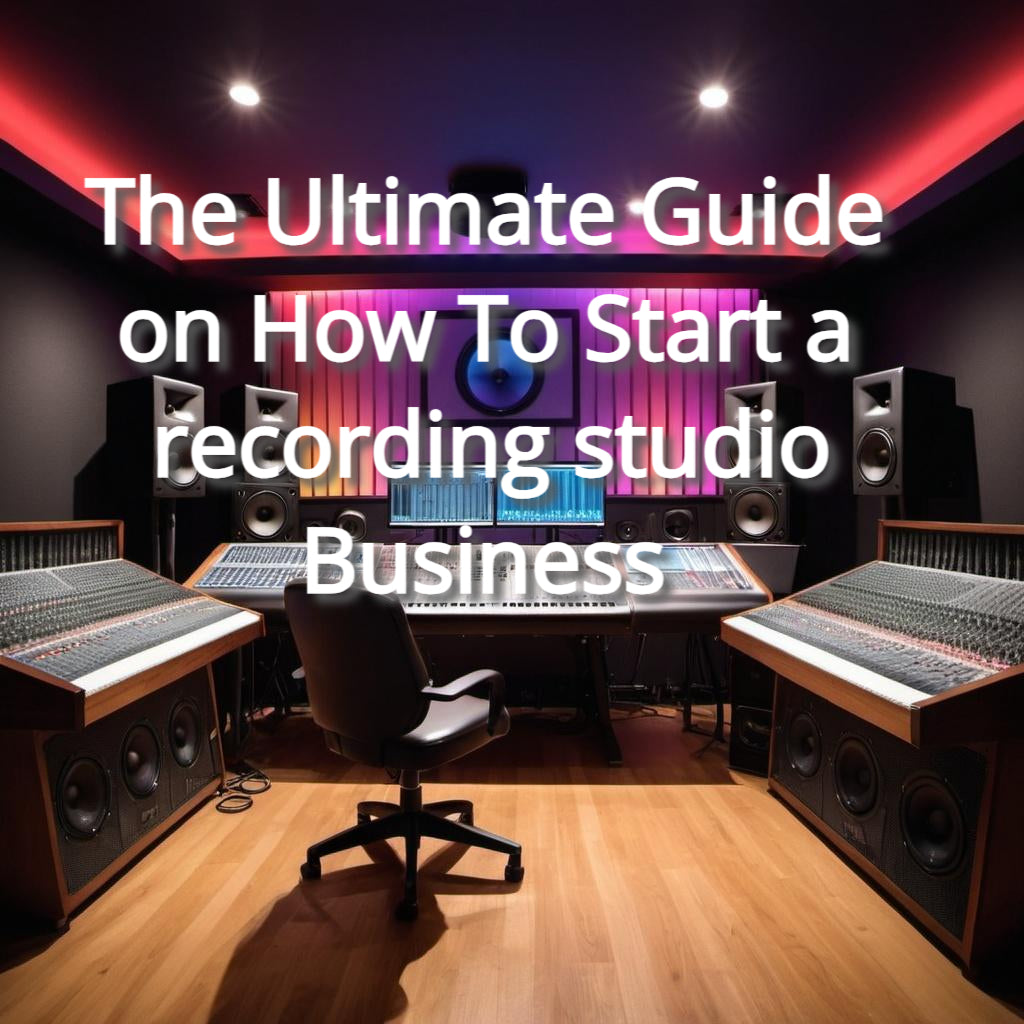 The Ultimate Guide on How To Start a recording studio Business