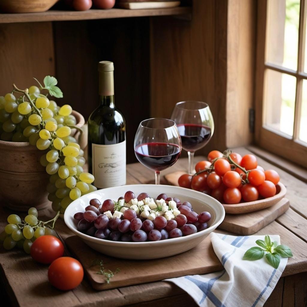 Cooking with Grapes and Wine: Greek Recipes to Savor