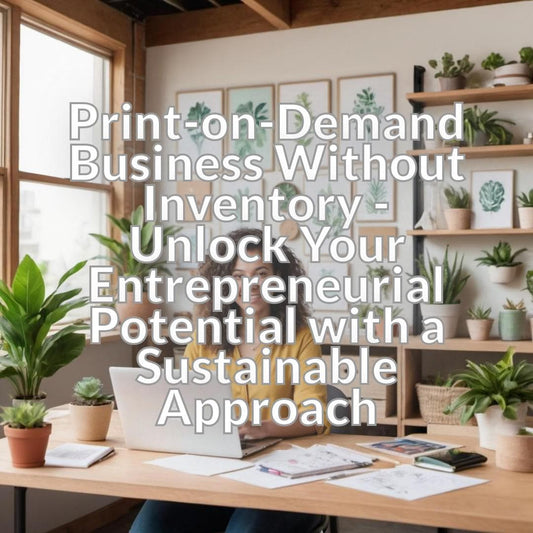 Print-on-Demand Business Without Inventory - Unlock Your Entrepreneurial Potential with a Sustainable Approach