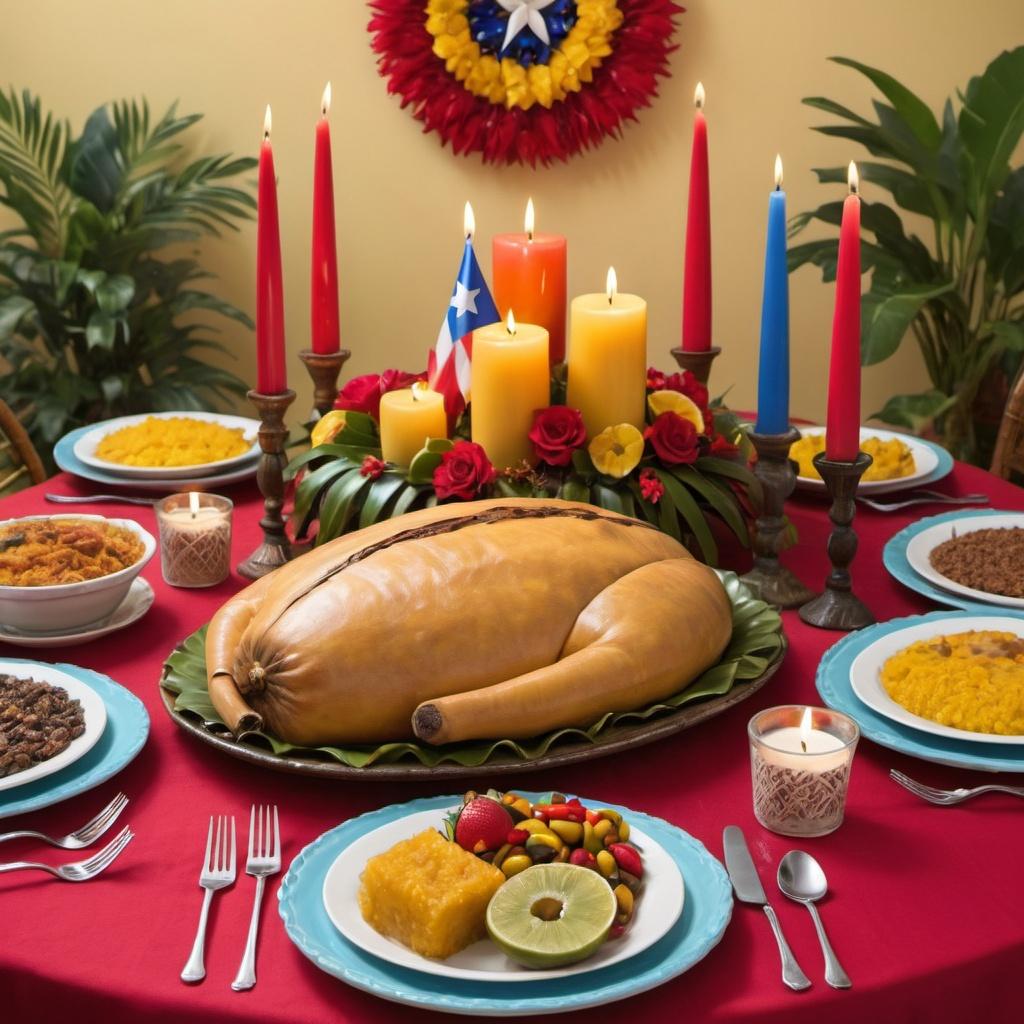 From Lech�n to Pasteles: A Puerto Rican Holiday Table