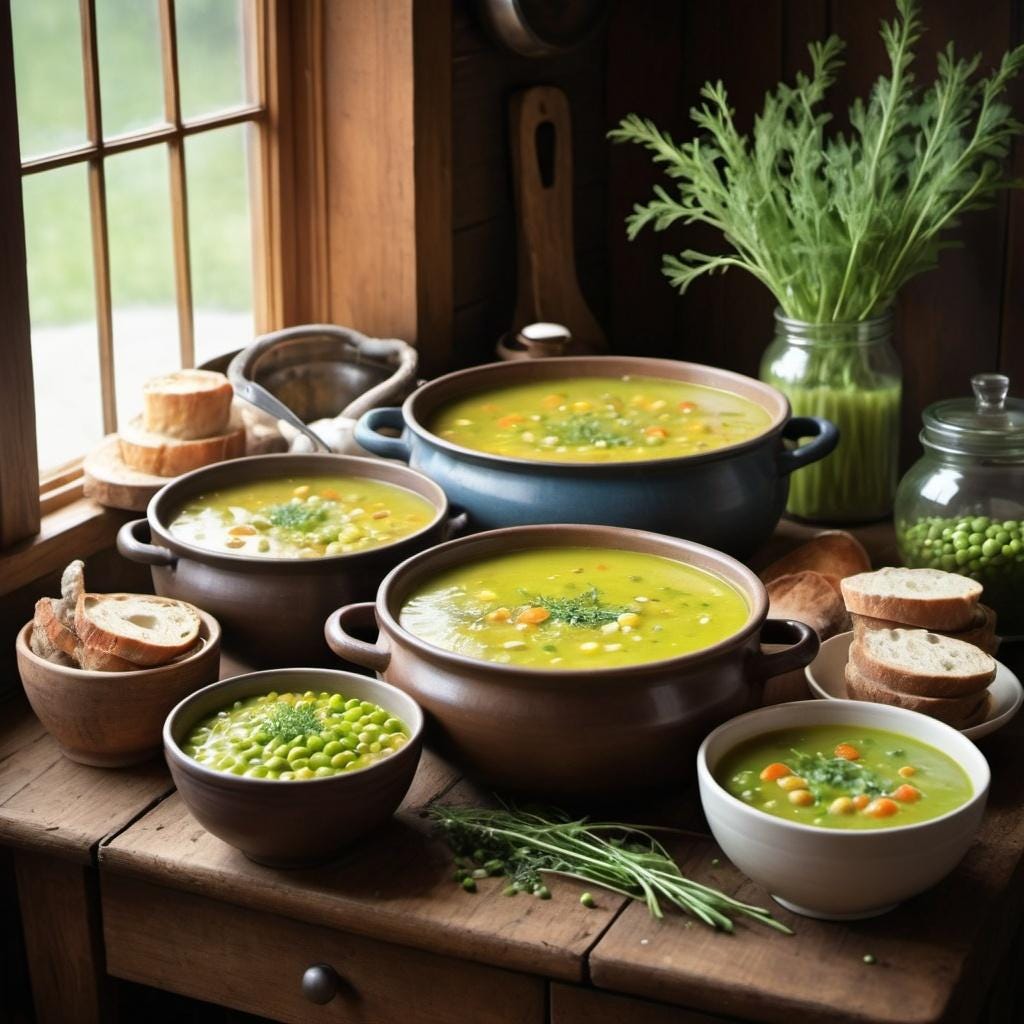 Rustic Canadian Soups: Split Pea, Chowder, and More