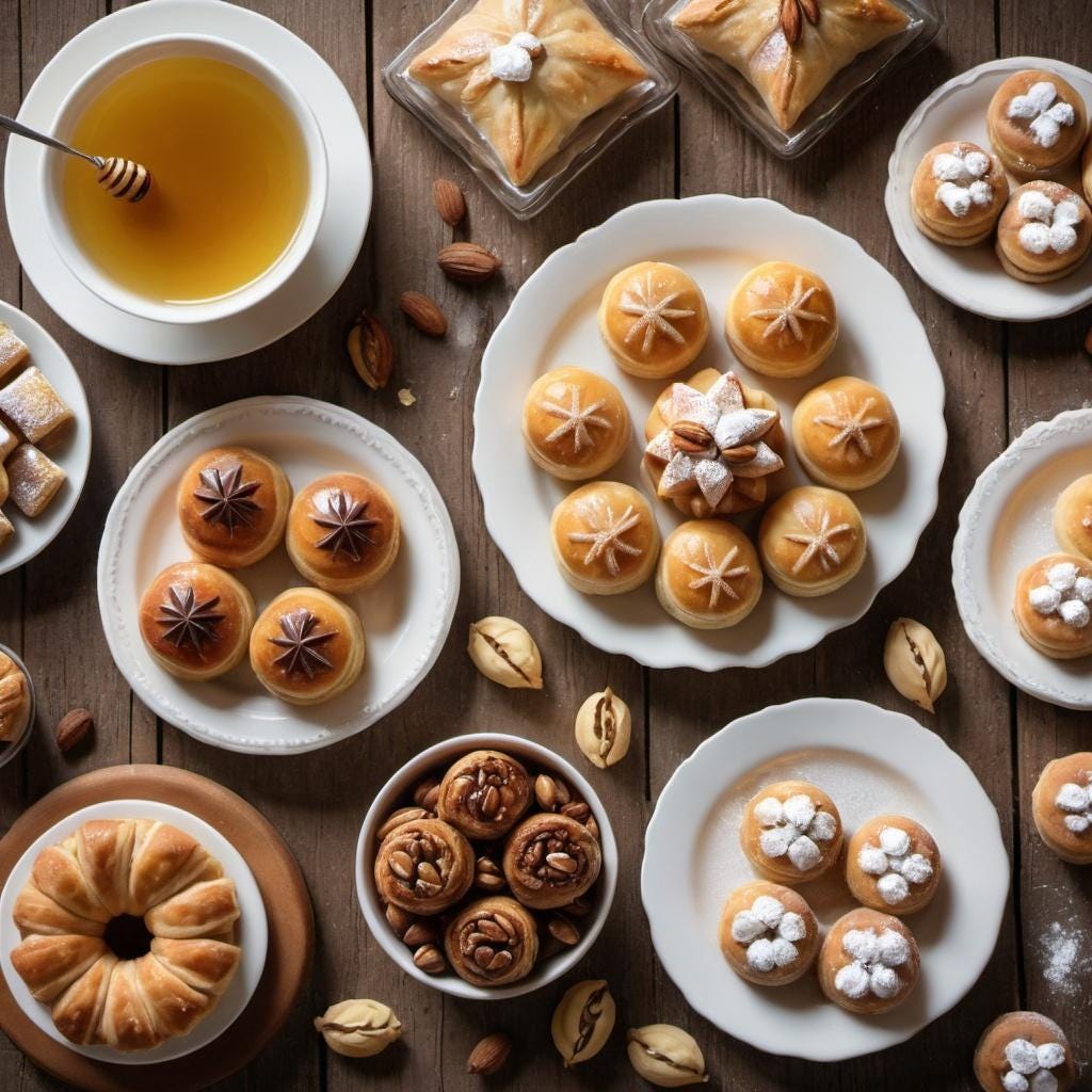 Sweet Greek Treats: Pastries, Cakes, and Cookies