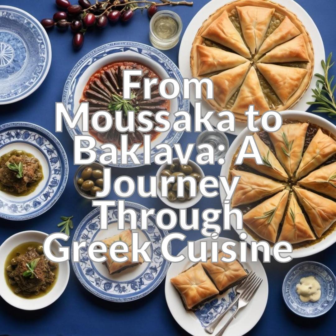 From Moussaka to Baklava: A Journey Through Greek Cuisine
