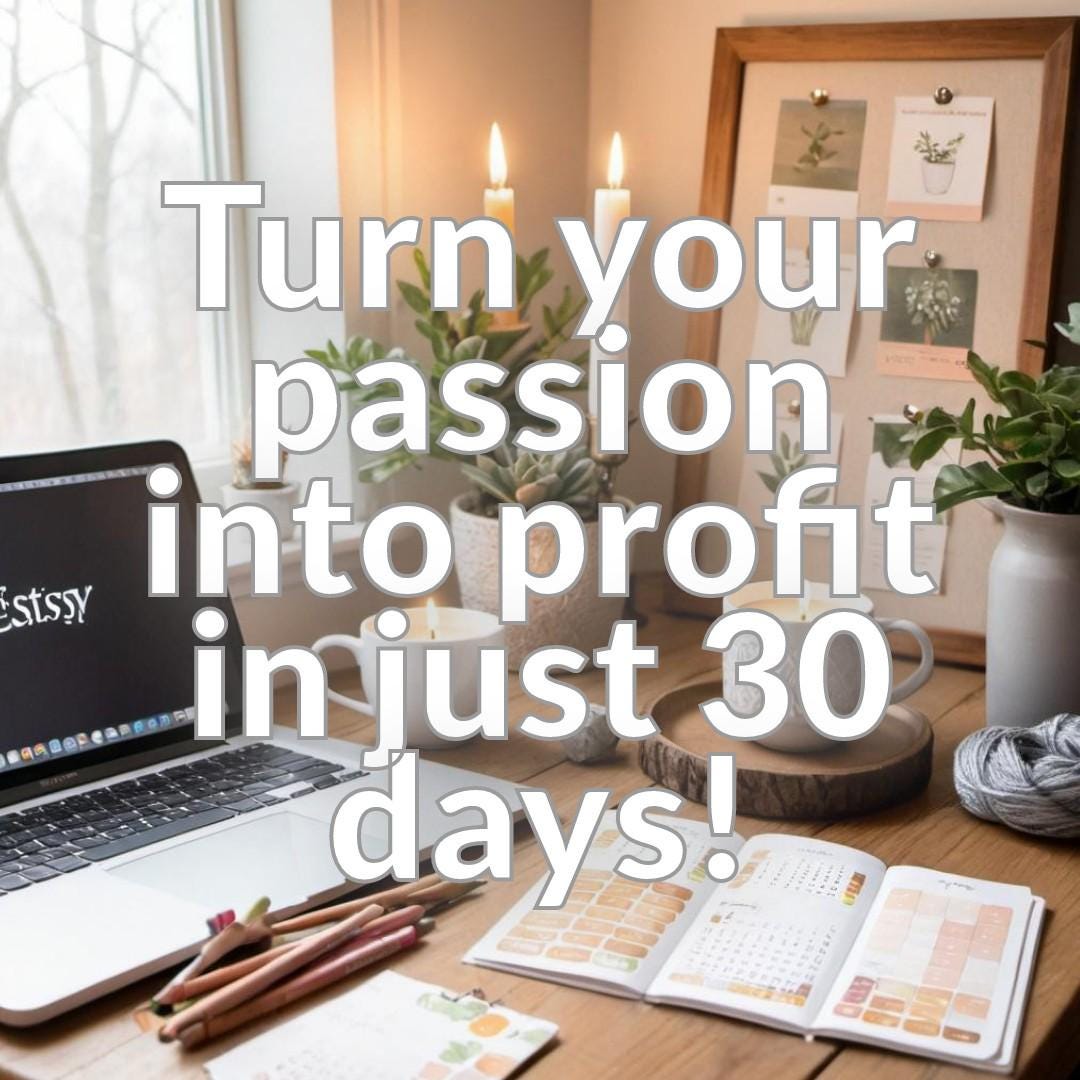 Launch Your Etsy Store in One Month - A Step-by-Step Guide to Success
