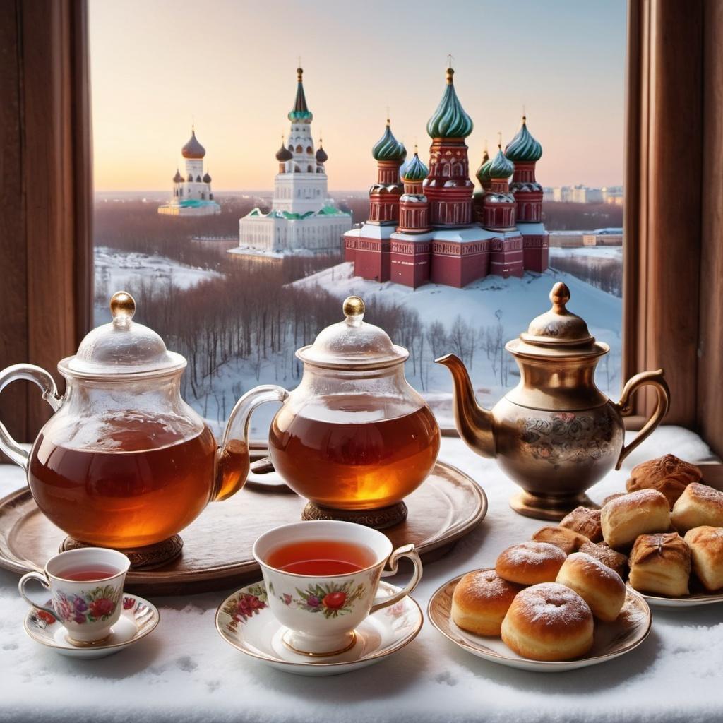 Russian Tea Time: Snacks, Sweets, and Traditions
