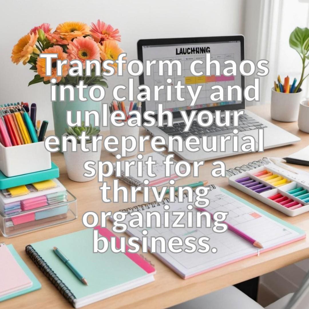 Launch Your Professional Organizing Business - A Step-by-Step Guide to Success