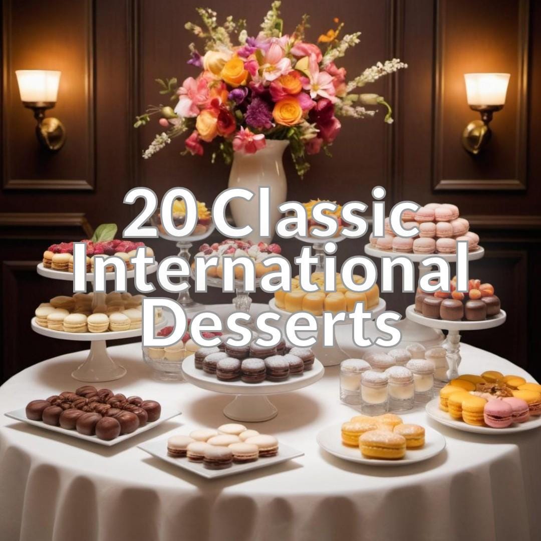 20 Classic International Desserts