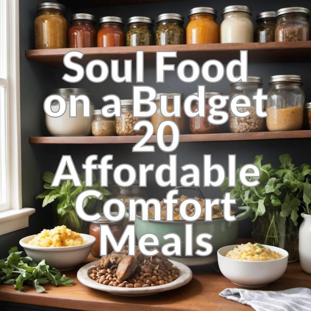 20 Affordable Soul Food Comfort Meals for Budget-Friendly Cooking