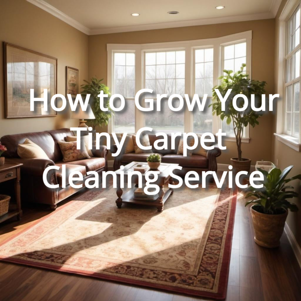 How to Grow Your Tiny Carpet Cleaning Service