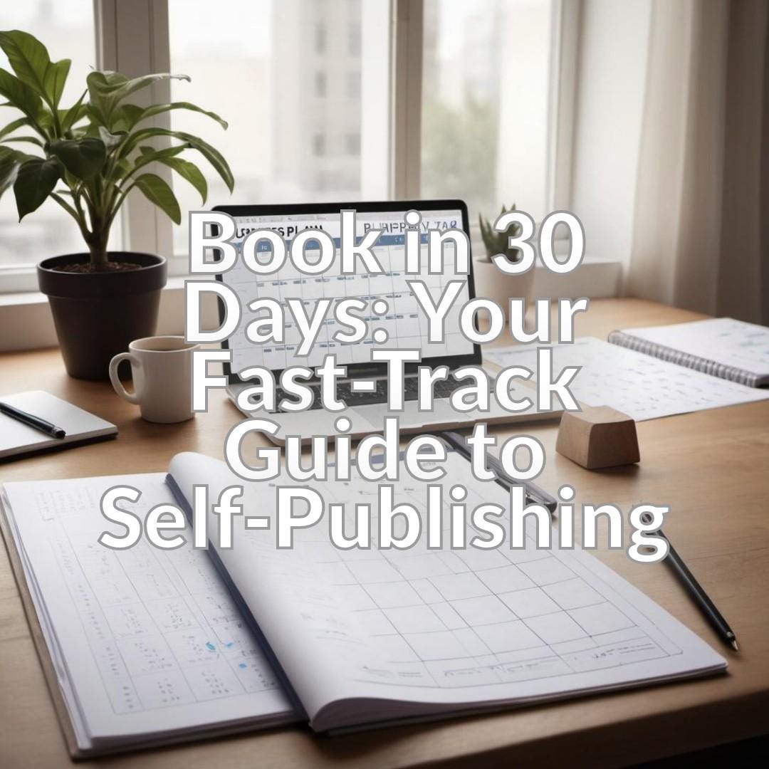 Book in 30 Days: Your Fast-Track Guide to Self-Publishing