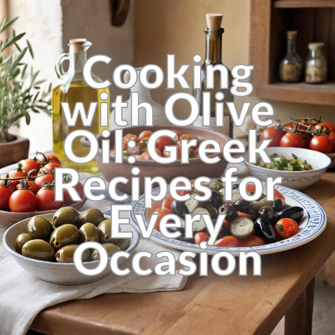 Cooking with Olive Oil: Greek Recipes for Every Occasion