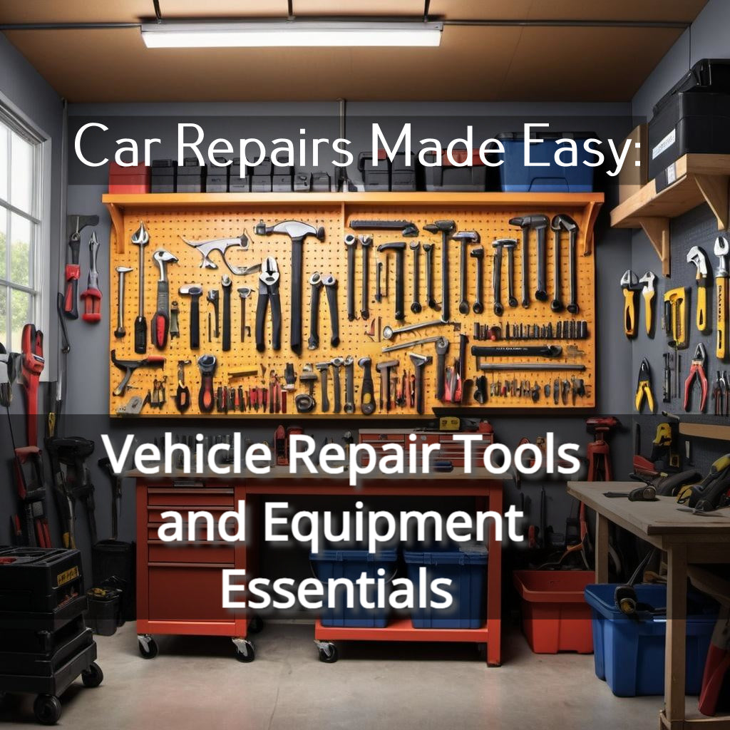 Car Repairs Made Easy: Vehicle Repair Tools and Equipment Essentials
