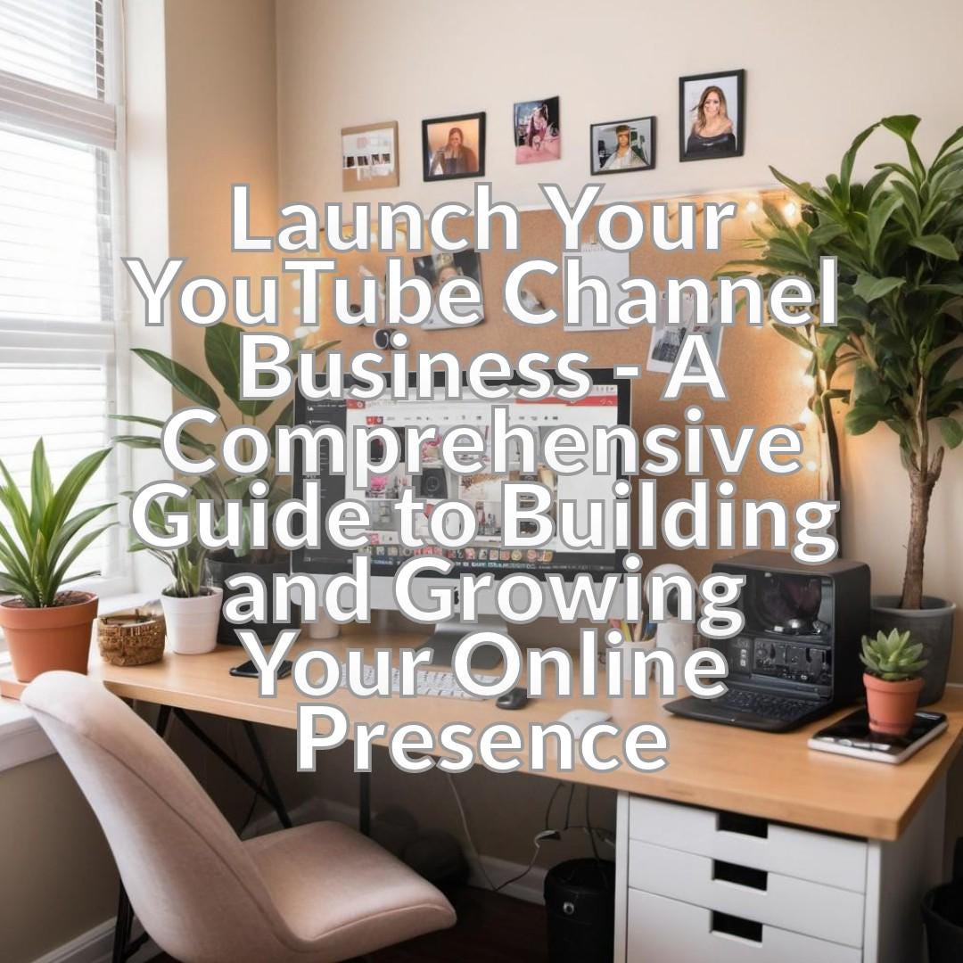 Launch Your YouTube Channel Business - A Comprehensive Guide to Building and Growing Your Online Presence
