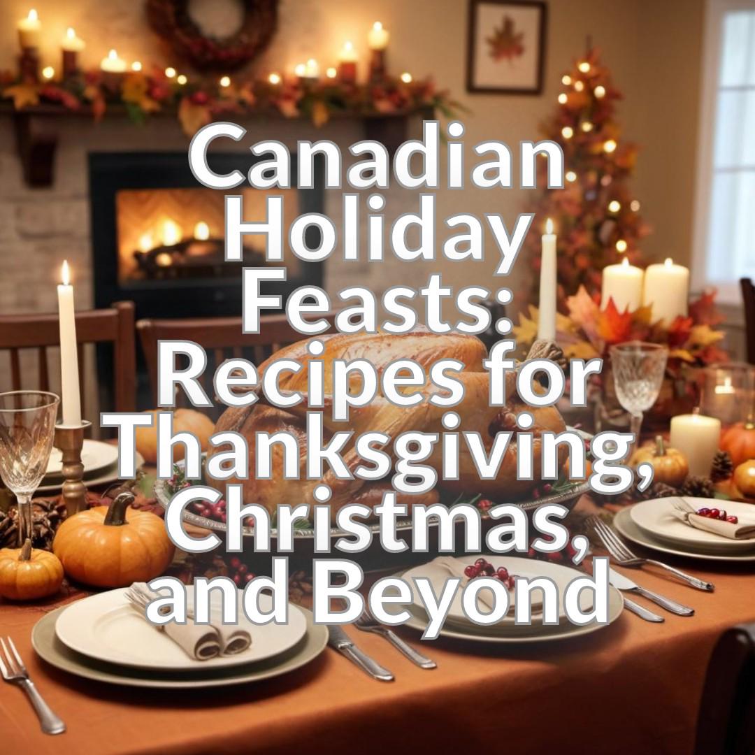 Canadian Holiday Feasts: Recipes for Thanksgiving, Christmas, and Beyond