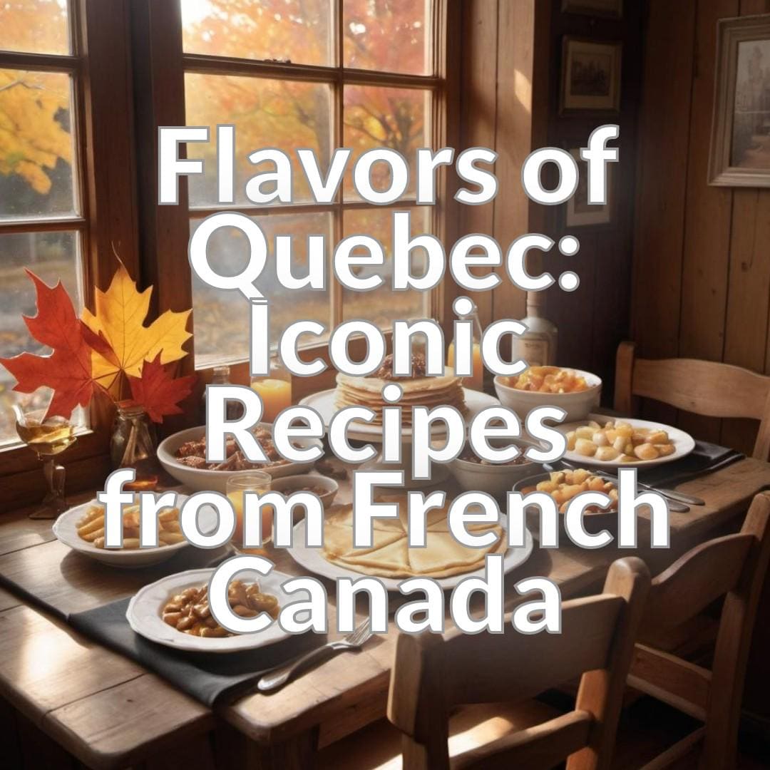 Flavors of Quebec: Iconic Recipes from French Canada