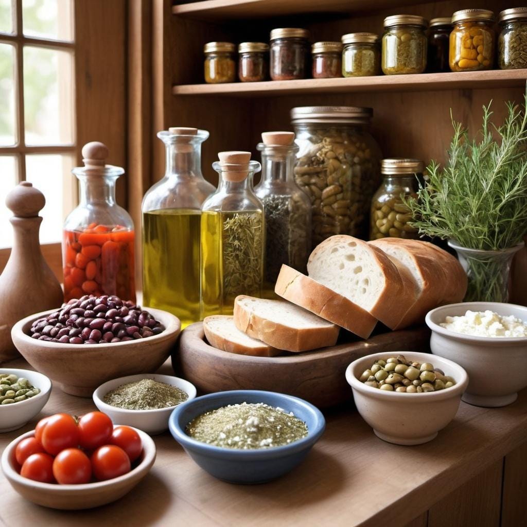 The Greek Pantry: Essential Ingredients and Recipes